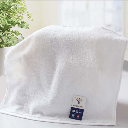 Golden towel hotel pure white plain woven pure white square towel 4607 pure cotton plain small square towel