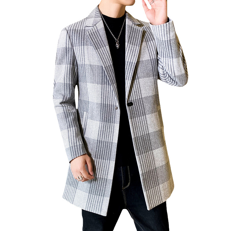 Abrigo de lana para hombre