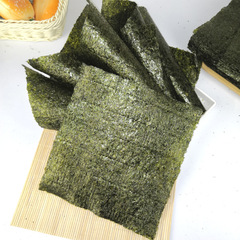 海庚壽司海苔片10枚條斑紫菜包飯糰海苔壽司卷食材家用批發
