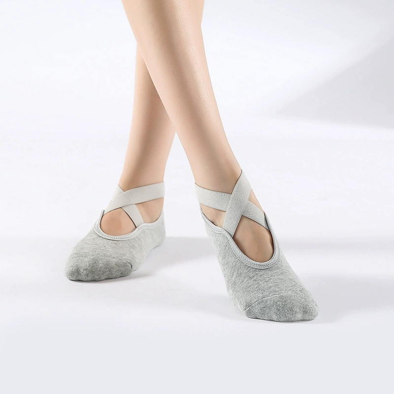 Non-slip Breathable Yoga Socks, Grip-Dot Pilates Socks, Open & Five-Finger Options, Mid-calf
