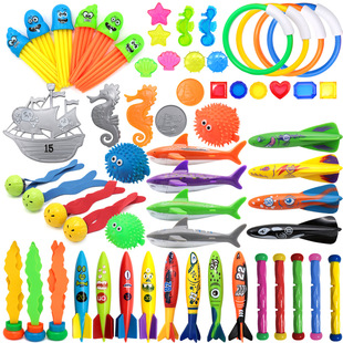 Children's toy play in water, swimming pool, diamond set, for import, diving
