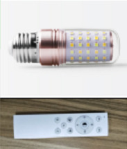 Лампа, лампочка, 6W, три цвета, дистанционное управление