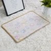 Brown bone dog claw blanket