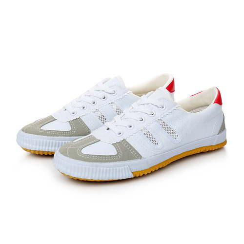 Lu Thai Spring and Autumn Mesh Volleyball Shoes Running Shoes Low-top Sports Shoes Soft Sole Tendon Bottom Couple Casual Shoes Canvas Shoes