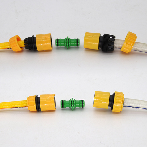 Two-way docking nipple 2 two-way quick connector repair joint two-way repair hose quick connect extension wash pipe