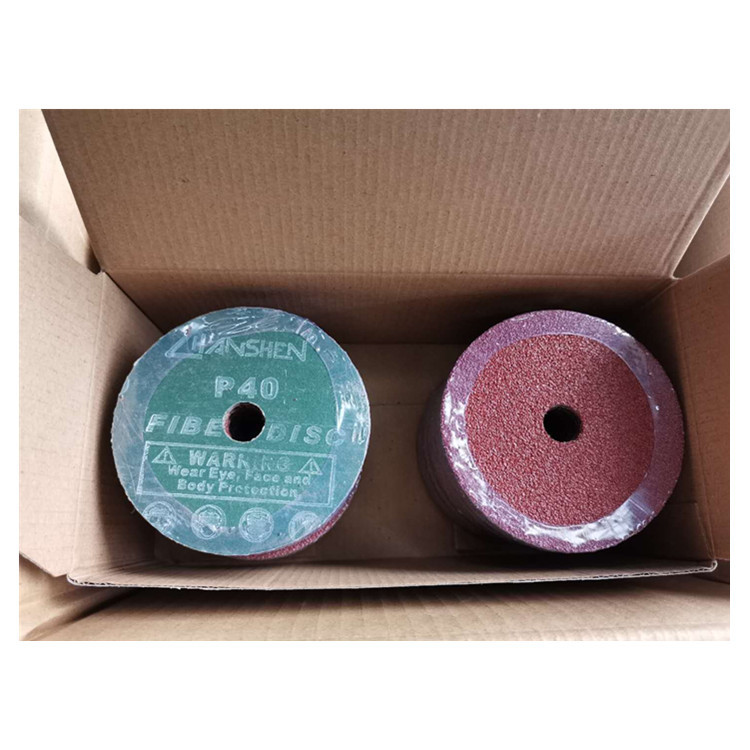 外贸套装4寸氧化铝钢纸5寸磨片家私五金造床钢纸磨片耐磨工业磨片