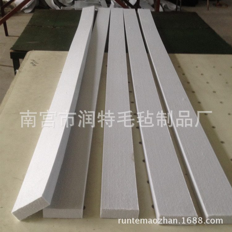 钢板用毛毡 分条机羊毛毡 钢板纵剪 分切机羊毛毡 均有现货