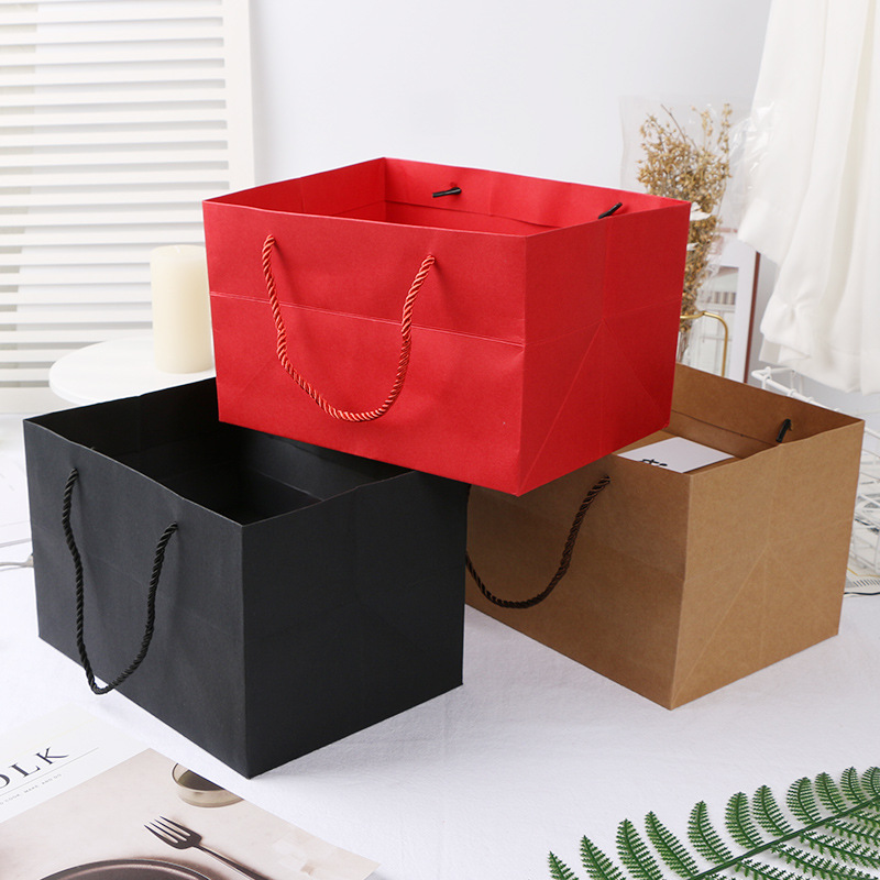 Embalaje para hornear 2-3 en caja B02 bolso bolsa de papel pastel de luna de mediados de otoño bolsa de embalaje de regalo bolsa de mano venta directa