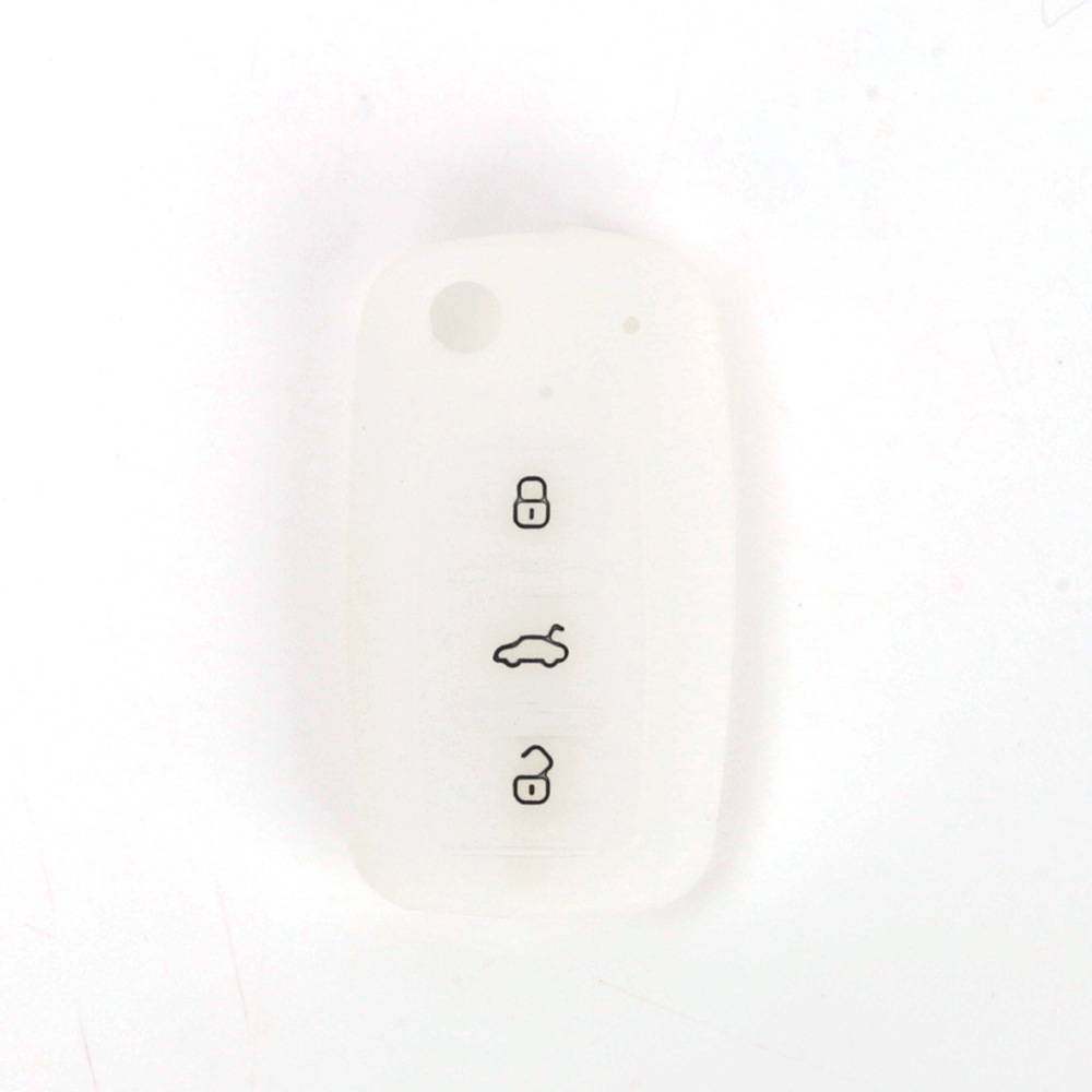 Adecuado para Volkswagen Bora Langyi Tuan Tiguan Passat Mingrui caja de llave de control remoto de silicona caso clave