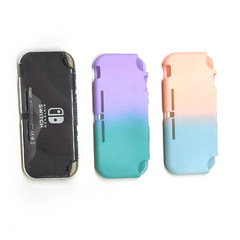 跨境熱銷分體水晶殼switch lite漸變彩色軟殼switch主機保護套