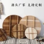 家用实木圆形适配锅盖