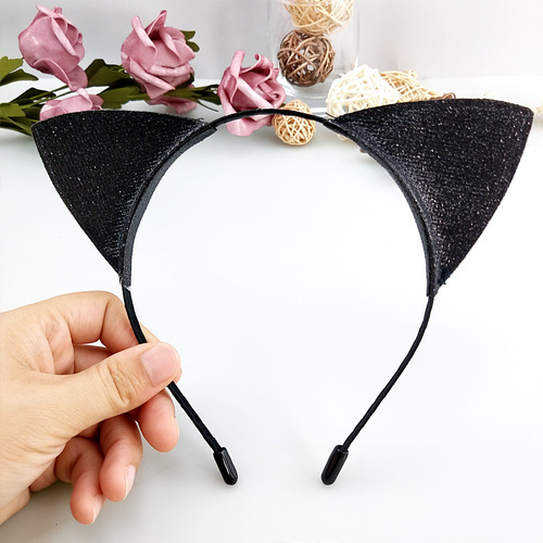 Halloween Animal Headband New Cat Ears Faux Fur Tail Set Adult Costumes Funny Fashion Accessory