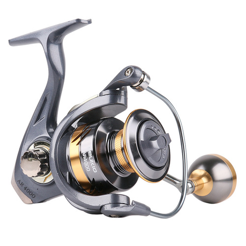 Dequ fishing wheel spinning wheel full metal rocker arm fish wheel fishing reel road wheel sea rod long cast wheel fishing reel wholesale