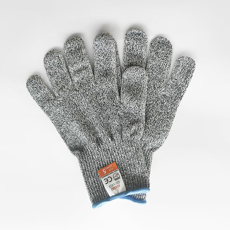 防割手套5级PU涂层防切割耐磨防滑防割伤防切工业劳保防护手套E18