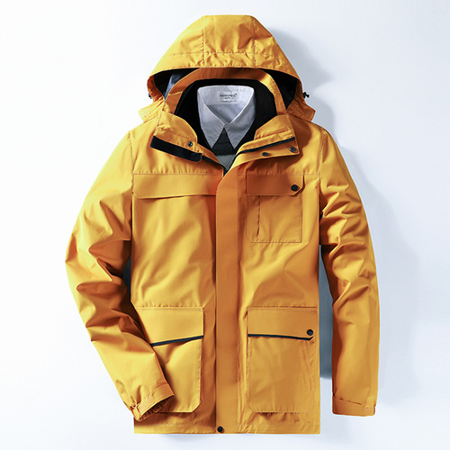 23 Autumn and Winter Outdoor Jacket Women's Three-in-One Fleece Two-piece Set Windproof and Waterproof Mountaineering Suit Men's Group Purchase Customization