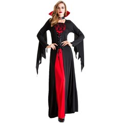 2022 Halloween Devil Vampire Ghost Bride Death God Witch Costume Costume Retro Court Costume