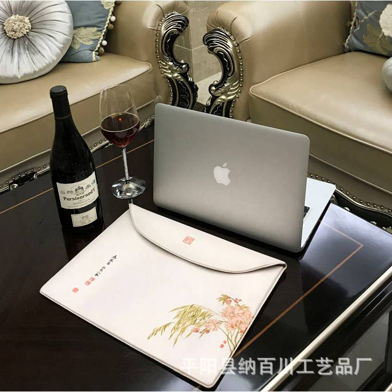 For Tablet PC Handbag Laptop Bag Lenovo Huawei Apple Silk Computer Bag Manufacturers