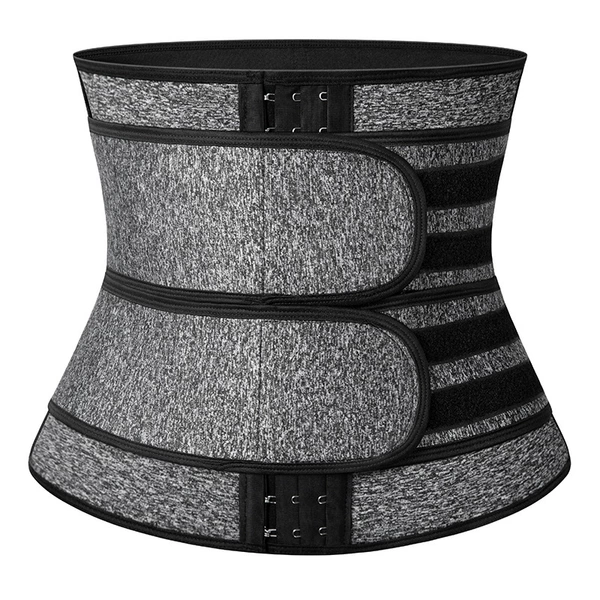 Moh ash three -ribs buckle double belt