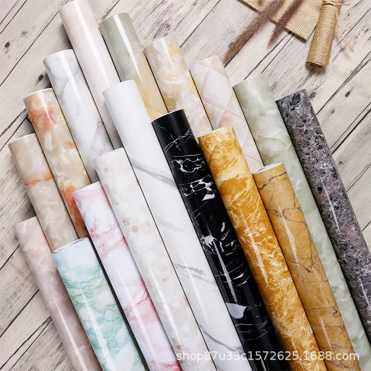 Marble patch, table sticker, self-adhesive cooker, waterproof wallpapers on wall