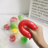 Amusing goo ball, may stick to walls and surfaces, anti-stress