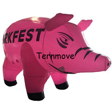 广告展览PVC卡通动物充气升空气球商场橱窗美陈装饰小猪充气模型