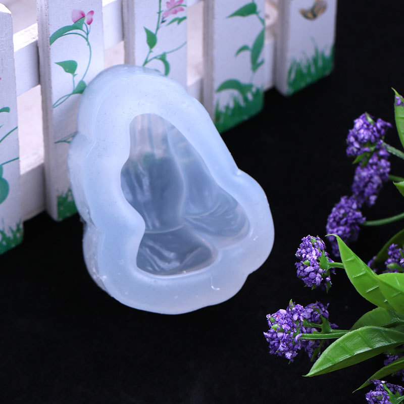 Bendición mano colgante fondant cake decoración molde de silicona epoxi pegamento UV DIY molde de arcilla de chocolate molde de epoxi