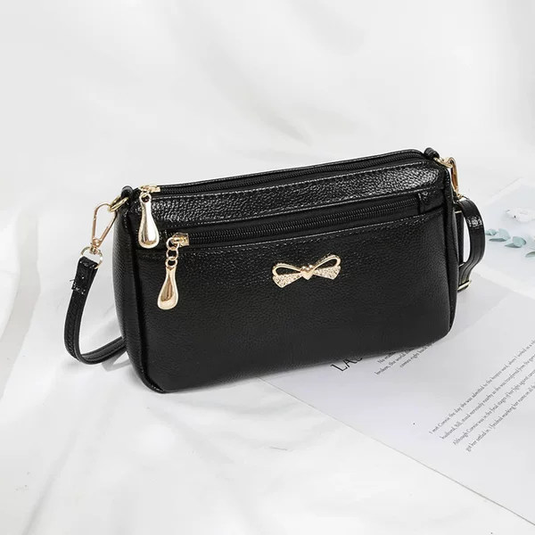 Women's Crossbody Bag Casual Korean Style Middle-aged Mom Fashionable Large Capacity Spring Women's Bag Zipper Crossbody Bag