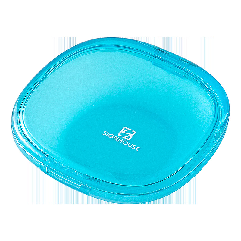 Ortodoncia soporte de dientes caja de tirantes corrector de plástico caja de almacenamiento de dibujos animados Casa Mini caja transpirable