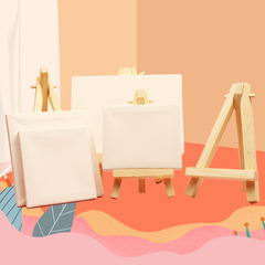 Material Mini Small Easel Picture Frame Set Triangular Easel Children's Desktop Painting Display Stand
