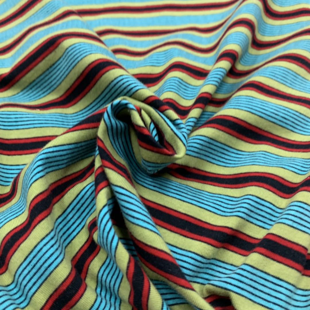 厂家供应  32支棉氨纶汗布印花      170G棉拉架汗布印花