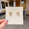 Retro earrings, simple and elegant design, European style