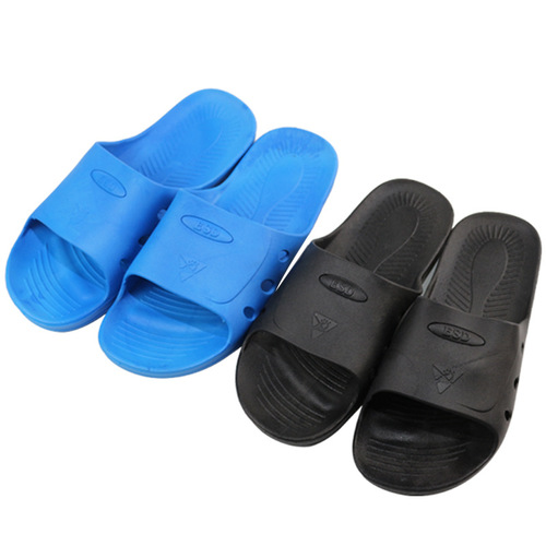 Anti-static six-hole slippers, clean room clean shoes work shoes ESD open-toe anti-static two-hole slippers