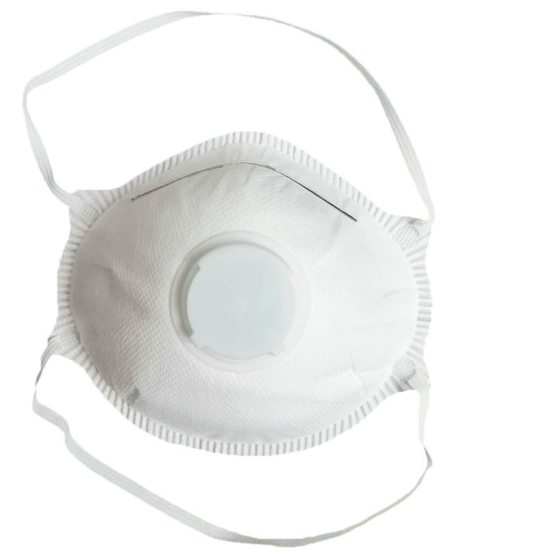 厂家直销带呼吸阀杯型带阀头戴式防尘一次性保暖口罩FFP2 CE