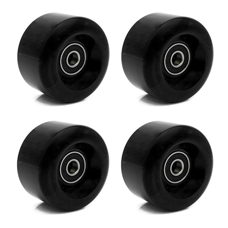 Cross-Border double-row roller skates four-wheel roller skates non-flash wheels PU high-elastic non-luminous tire set Cross-Border double-row roller skates four-wheel roller skates non-flash wheels PU high-elastic non-luminous tire set