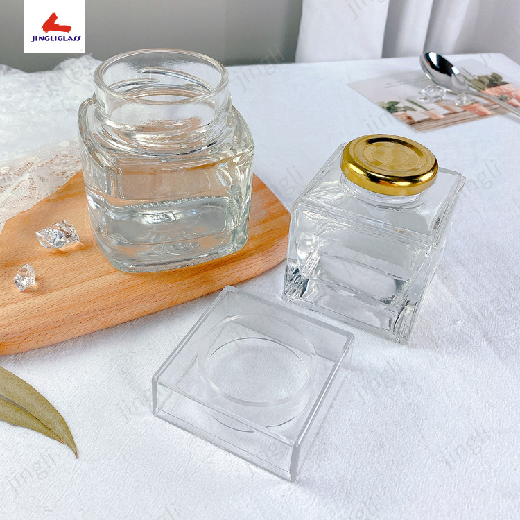 厂家长期供应美观精致晶白料保健药食品玻璃瓶燕窝瓶