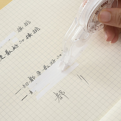 Correction tape factory direct sales 78 meters large capacity affordable 6-pack student office stationery transparent correction tape