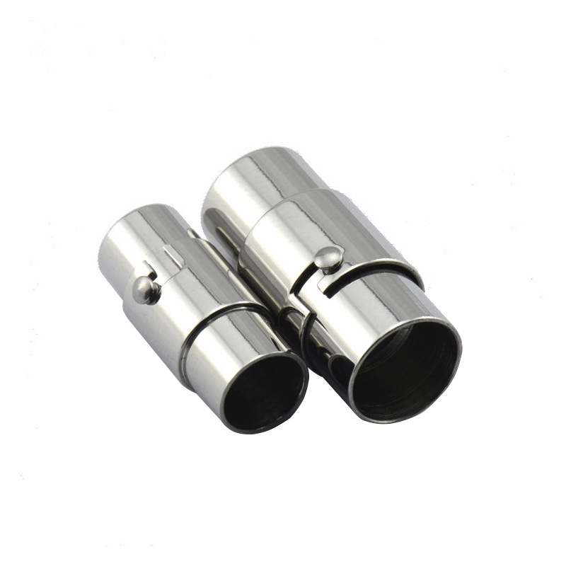 Source Manufacturer Titanium Steel Bracelet DIY Clasp Accessories Double-Ended Safety Connector Magnetic Clasp Jewelry Wholesale