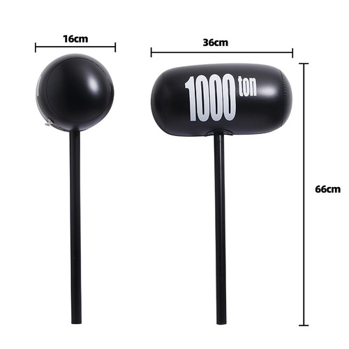 Factory Direct Sale 1000 Pounds Hammer Inflatable Toy Children PVC Hammer Toy Inflatable Toy