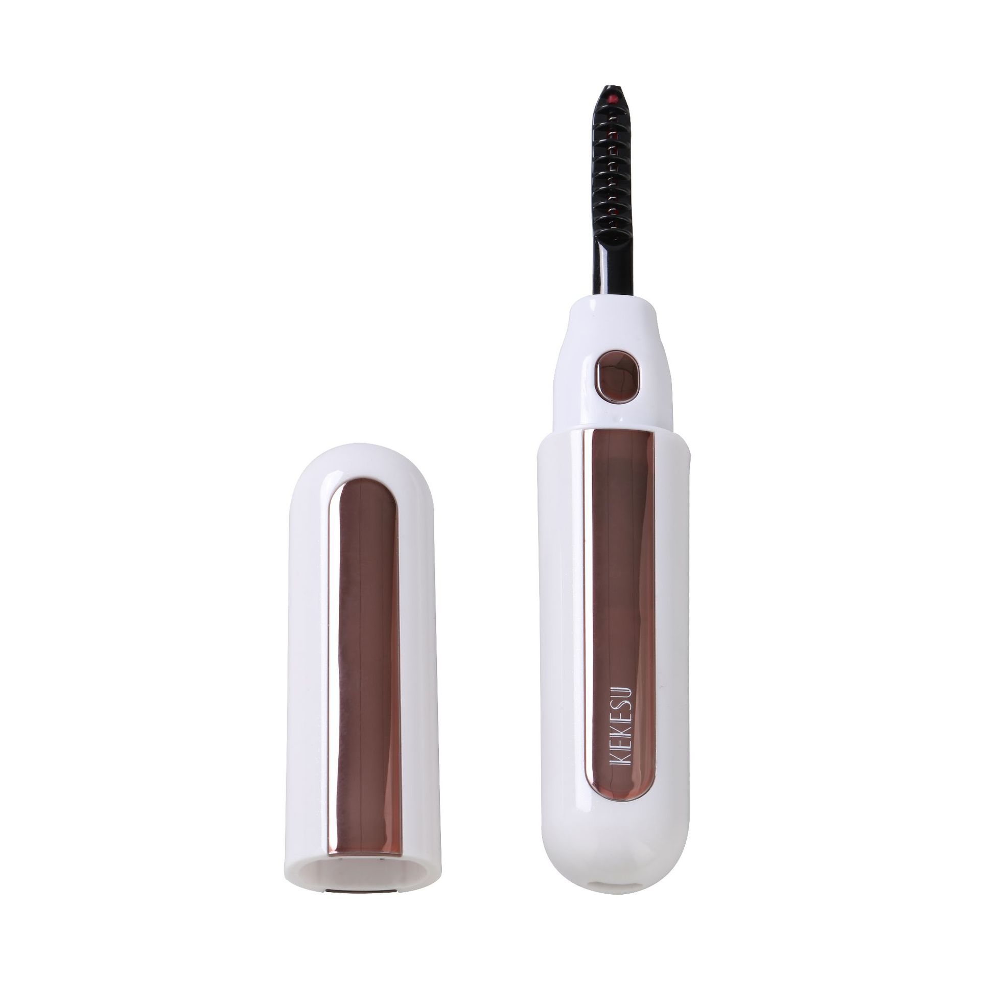 Cacao su nuevo mini rizador de pestañas calefacción eléctrica rizador de pestañas caliente que forma peine fabricante lote