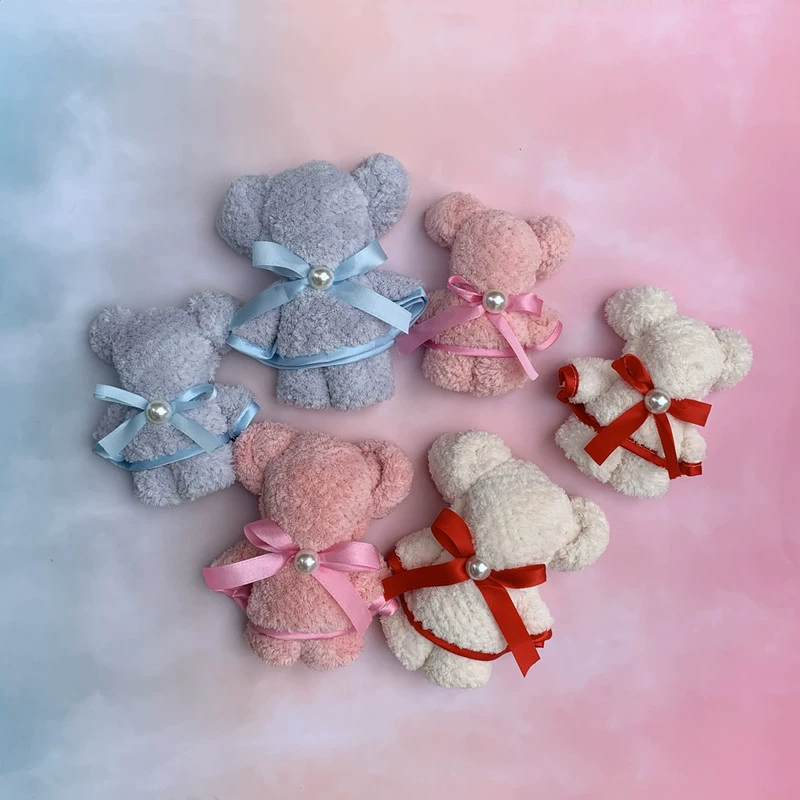 Coral velvet creative towel, gift box, accessories, with little bears, creative gift