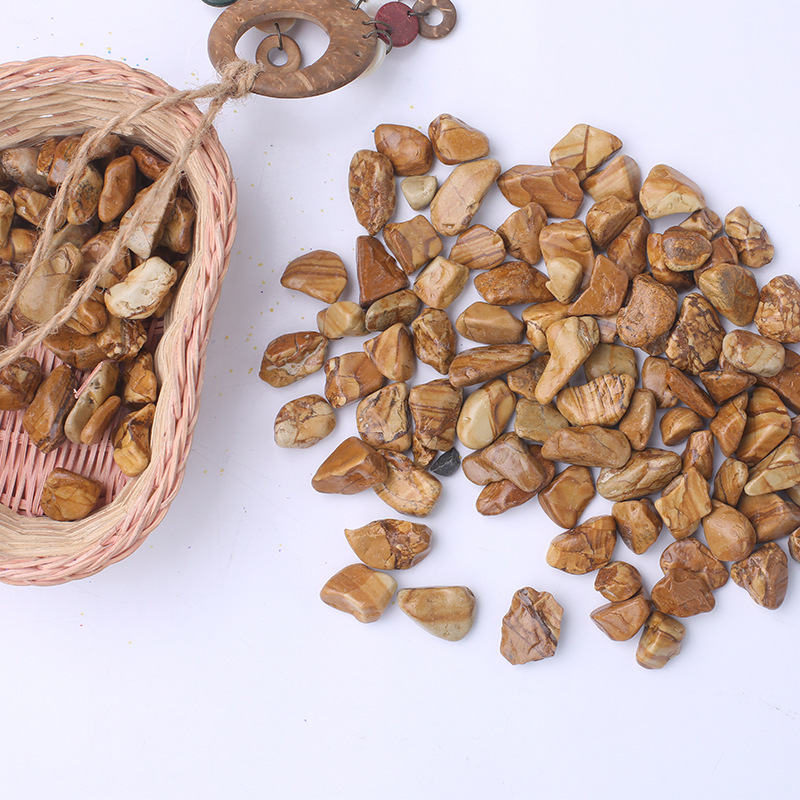 Rain Flower Stone Color Wood Stone Fish Tank Bottom Sand Color Sand Landscaping Decoration Sand Small Stone Color Stone Micro Landscape