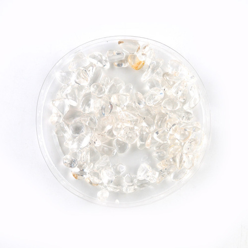 Flower card DIY original stone degaussing stone crystal glue mold four ling cone ornaments resin glass material gravel