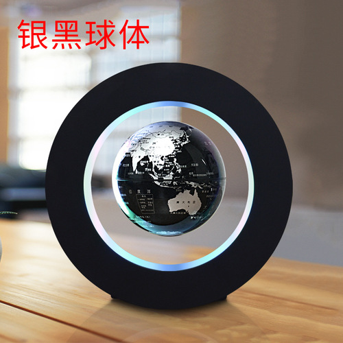 Circular magnetic levitation globe, 3-inch globe, one piece drop shipping, customizable with LOGO, cross-border exclusive sales, factory direct sale
