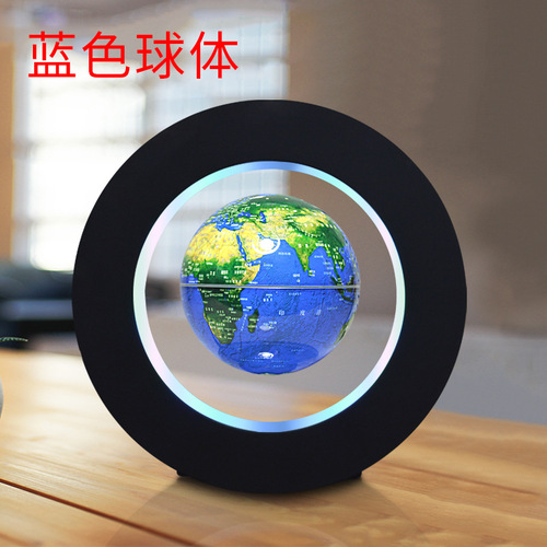 Circular magnetic levitation globe, 3-inch globe, one piece drop shipping, customizable with LOGO, cross-border exclusive sales, factory direct sale