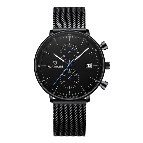Mark Huafei's same style men's quartz watch, trendy waterproof electronic watch, non-mechanical