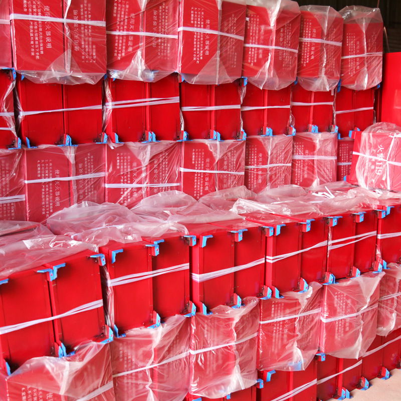 Zenbao Brand Aluminum Alloy Glass 4kg 5kg Dual Pack Fire Extinguisher Box, Poison Mask Box, Carbon Dioxide Fire Box