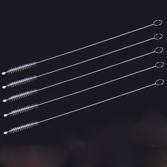 304 stainless steel guide bristle siphon brush, baby bottle nylon test tube brush, cleaning brush, 175MM