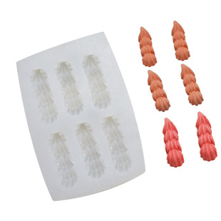 DIY Baking Tool Simulation Protein Sugar Chocolate Cake Edge Decoration Flip Sugar Silicone Mold