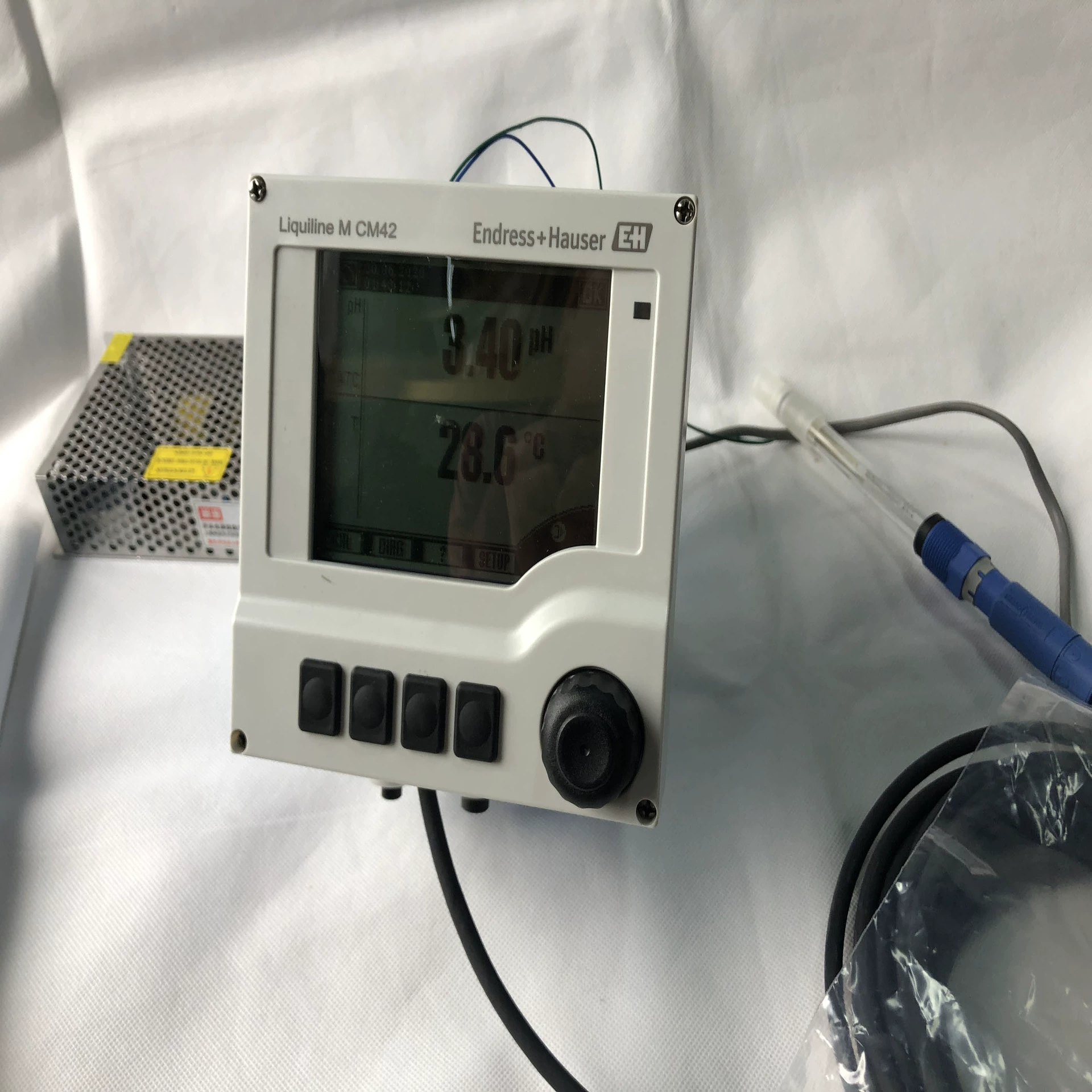 E + HCPM253/223PH/ОВП передатчик контроллер промышленных онлайн рН метр кислоты метр ОВП метр