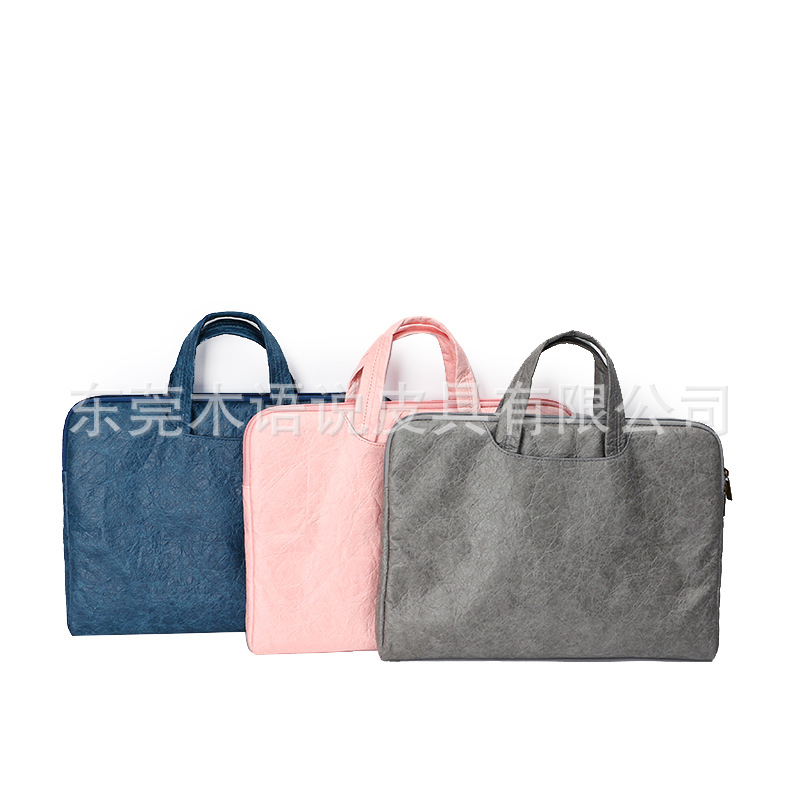 New waterproof tyvek computer bag wear-resistant environmental protection DuPont paper handbag portable business computer bag